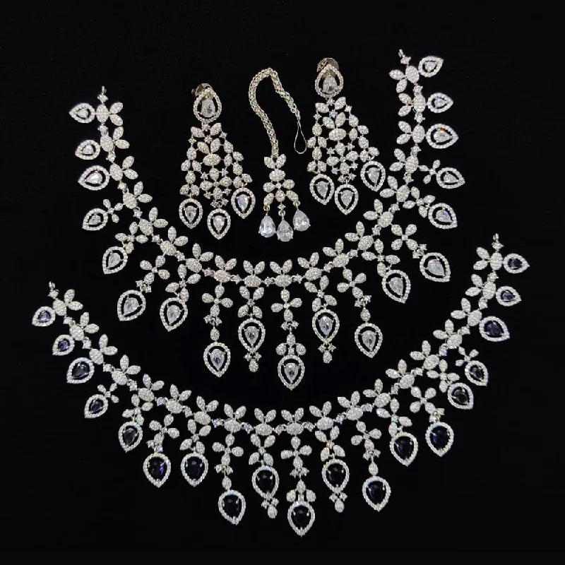 JCM American Diamonds Necklace Set