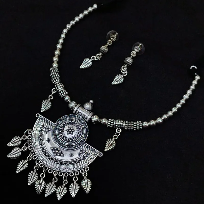 Manisha Jewellery Oxidised Plated Necklace Set