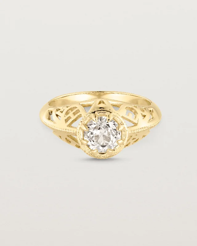 'More Than Yesterday' Ring | Old Mine Cut Diamond