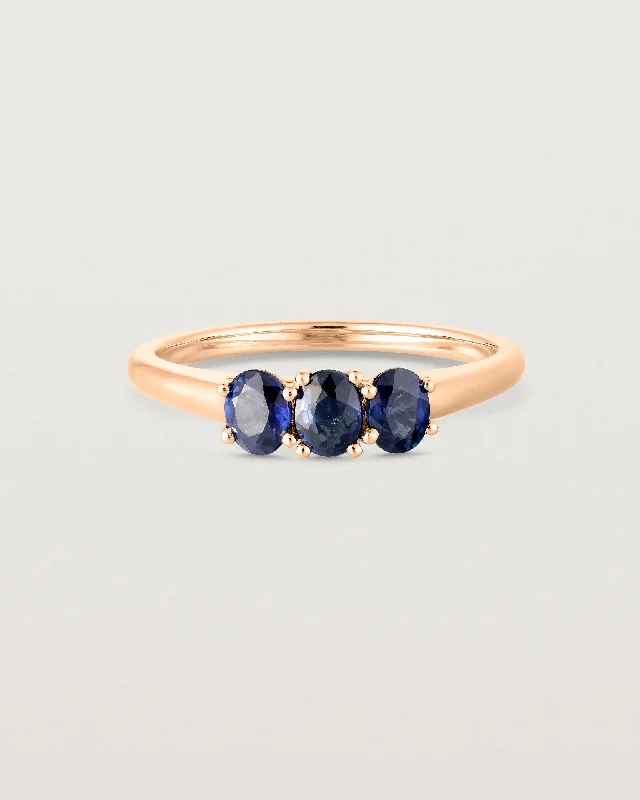 Adrienne Trio Ring | Australian Sapphires