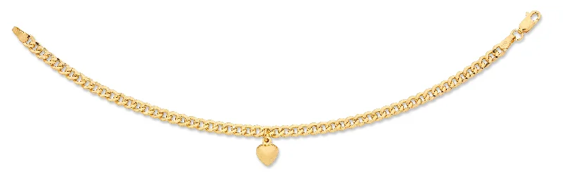 9ct Yellow Gold Silver Infused Bracelet