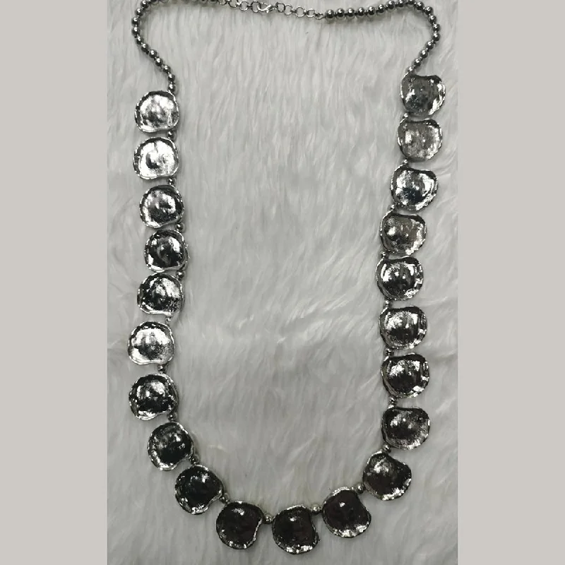 Kumavat Jewels Oxidised Plated Long Necklace