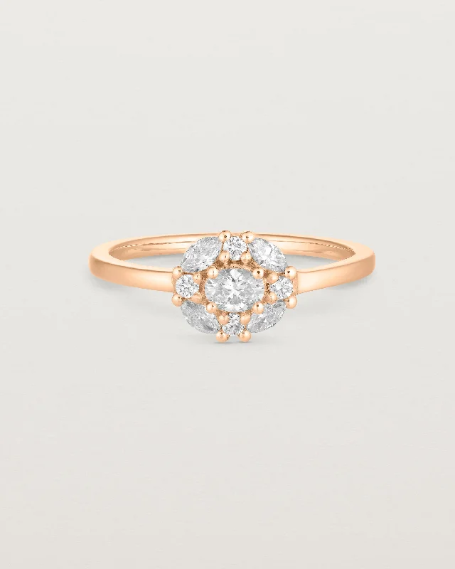 Tilly Halo Ring | Diamonds