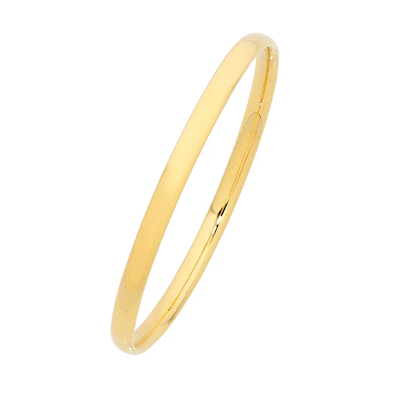 9ct Plain Gold Bangle