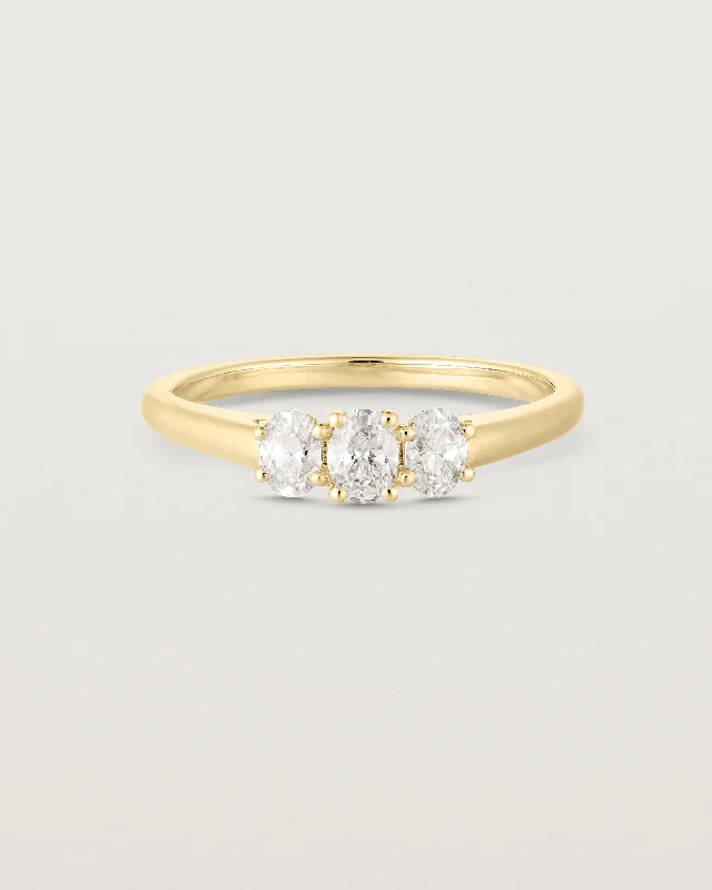 Adrienne Trio Ring | Laboratory Grown Diamonds