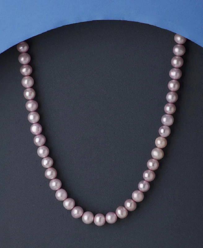 Graceful Purple Colour Pearl Necklace